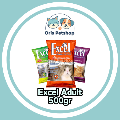 Makanan Kucing Murah - Excel 500gr
