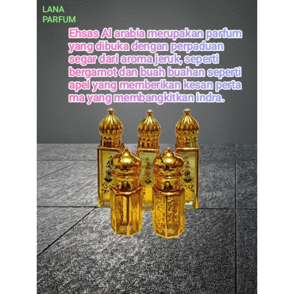 Parfum Ehsas Al Arabia Kubah mas Roll on