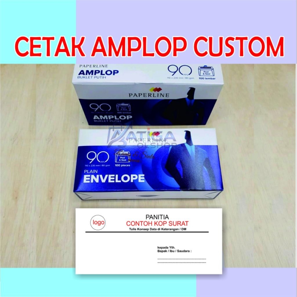 AMPLOP CETAK CUSTOM