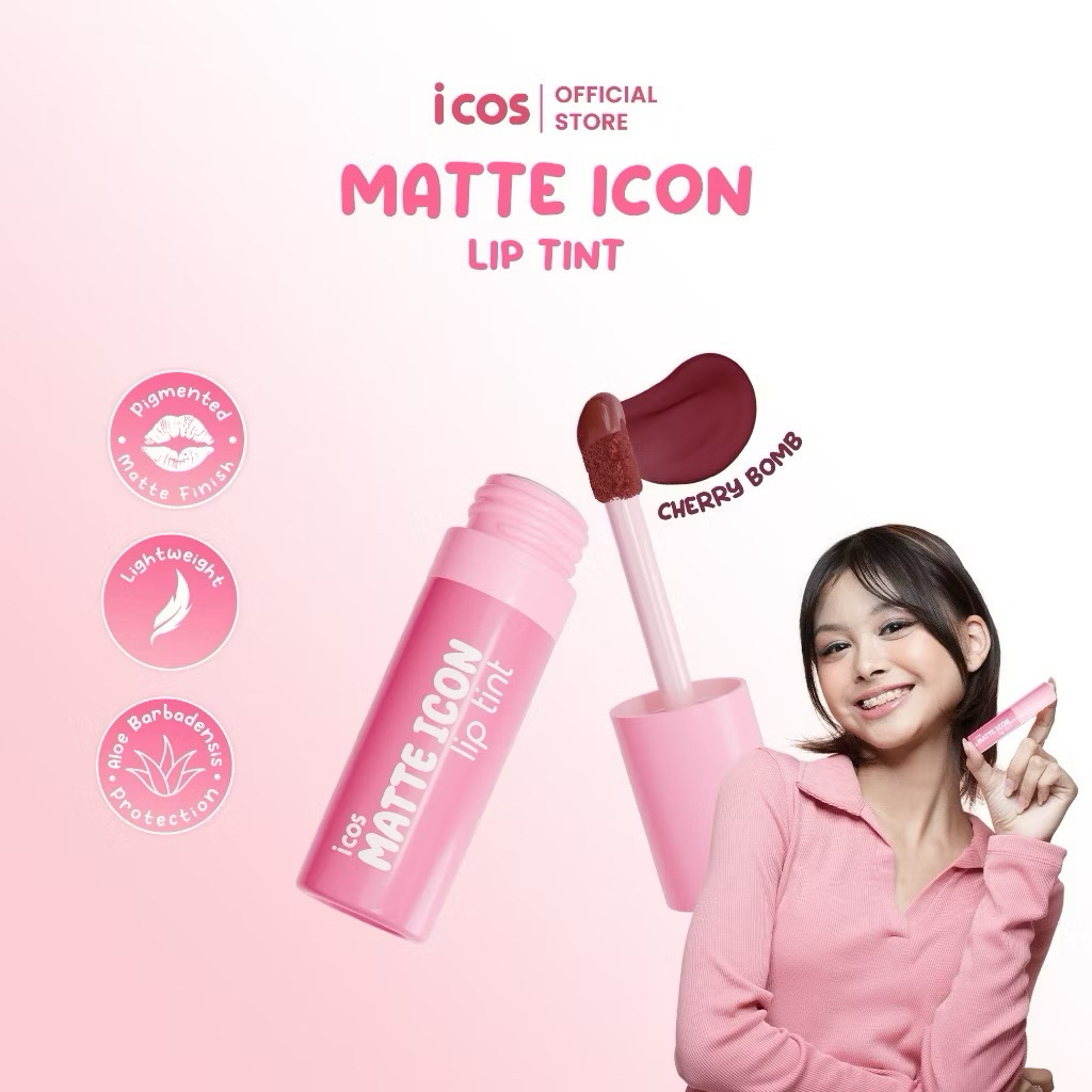 Matte Icon Lip Tint - 07 Cherry Bomb