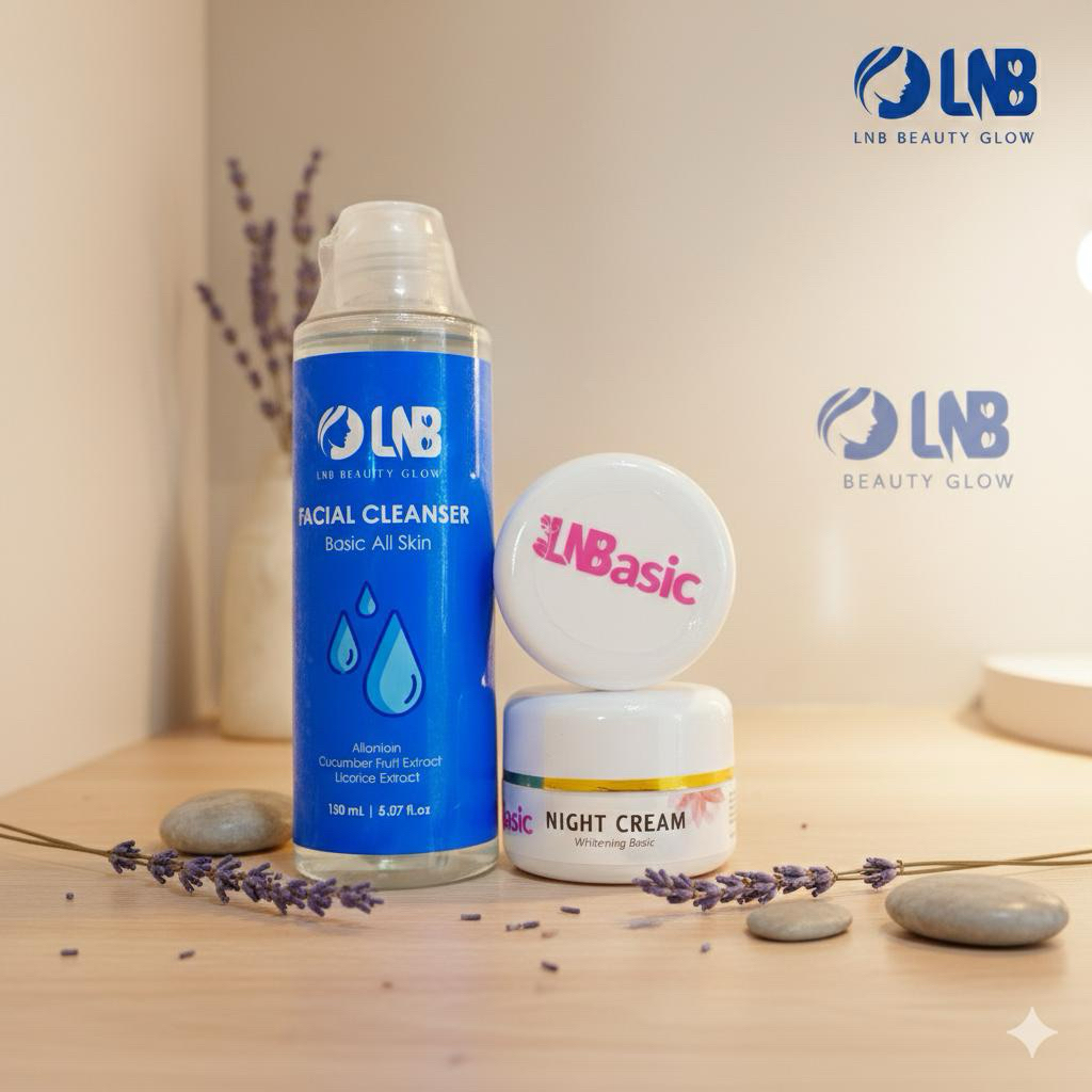 Set Whitening Basic + Facial wash basic