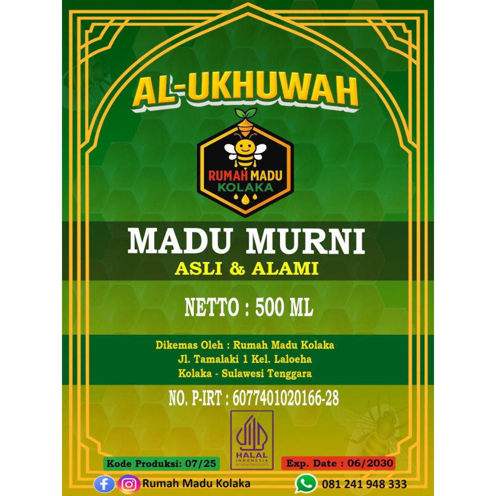 Madu Asli & Murni Multiflora