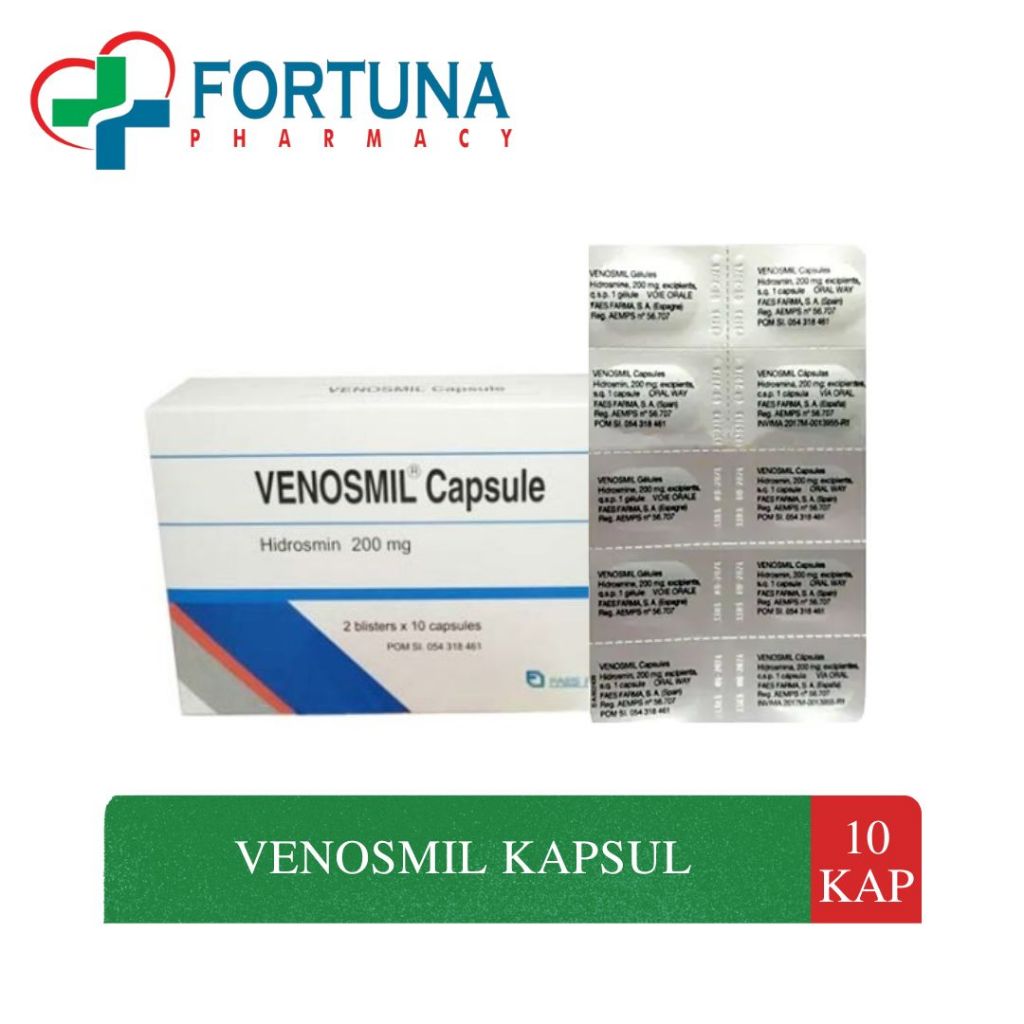 VENOSMIL 200 MG 10 KAPSUL