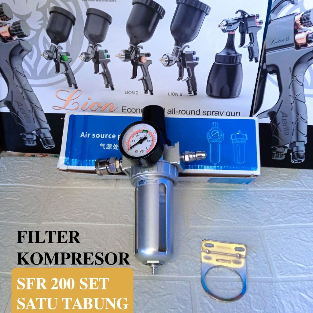 Filter Kompresor Model SFR 200 Set Satu Tabung