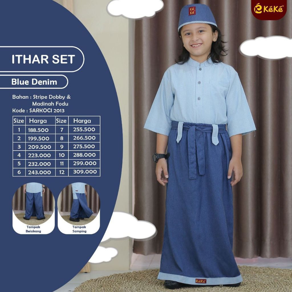 Koko Ithar Set Blue Denim