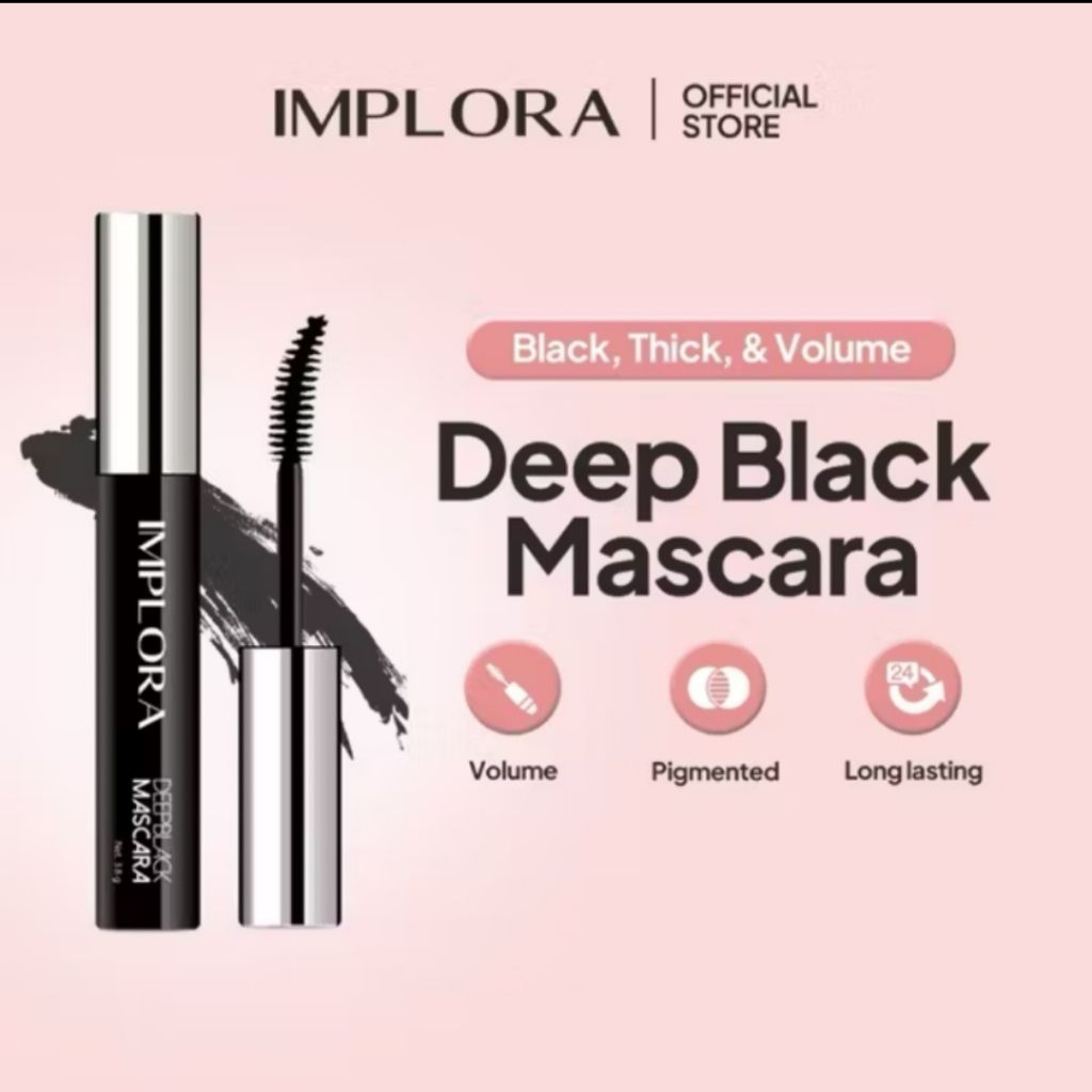 IMPLORA DEEP BLACK MASCARA