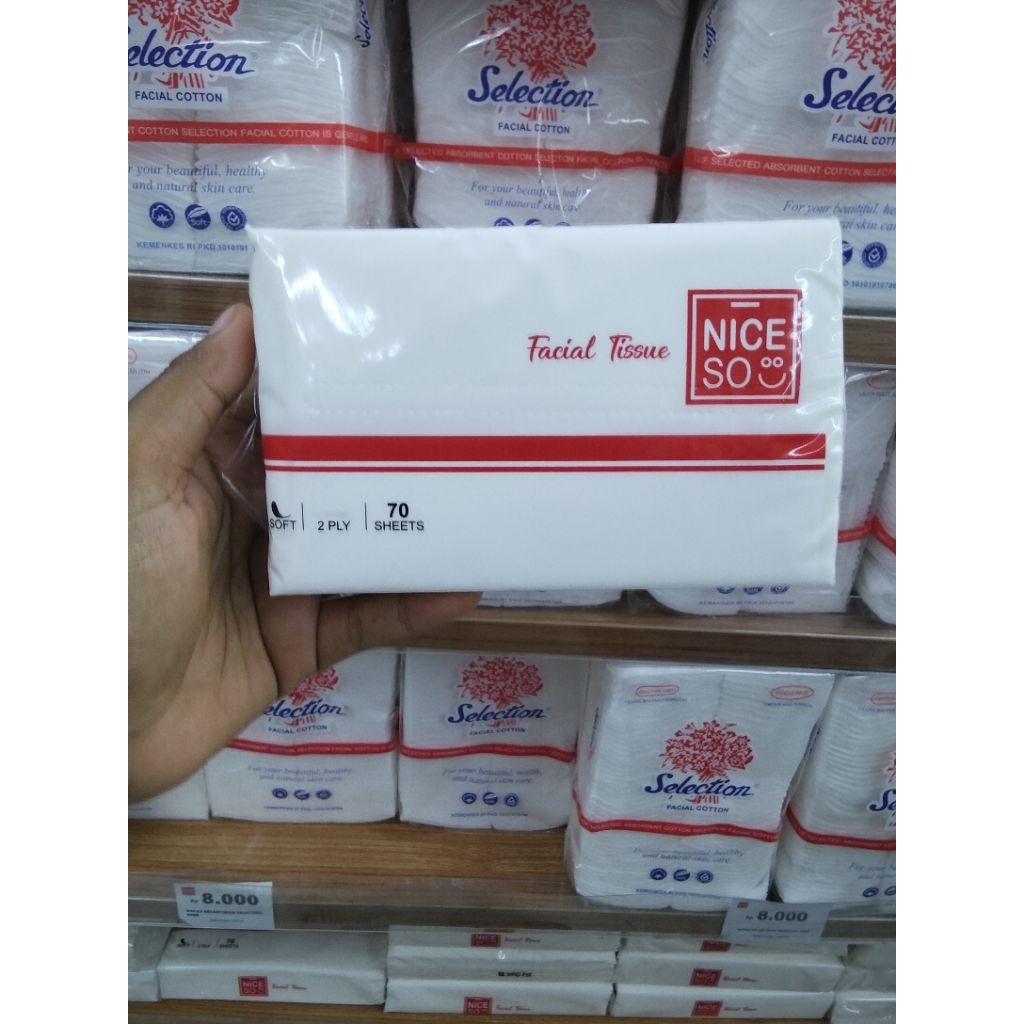 FACIAL TISSUE NICESO 7 SHEET