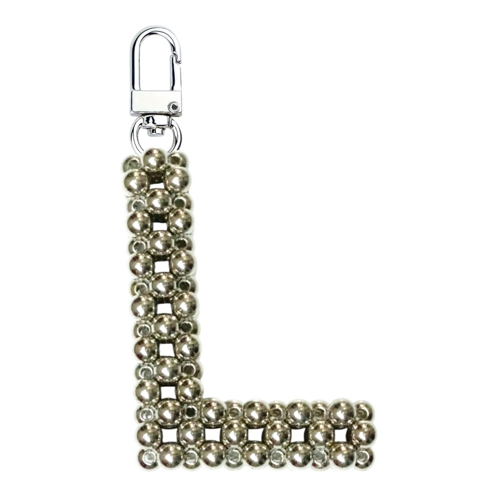 Alphabet Beads L Keychain