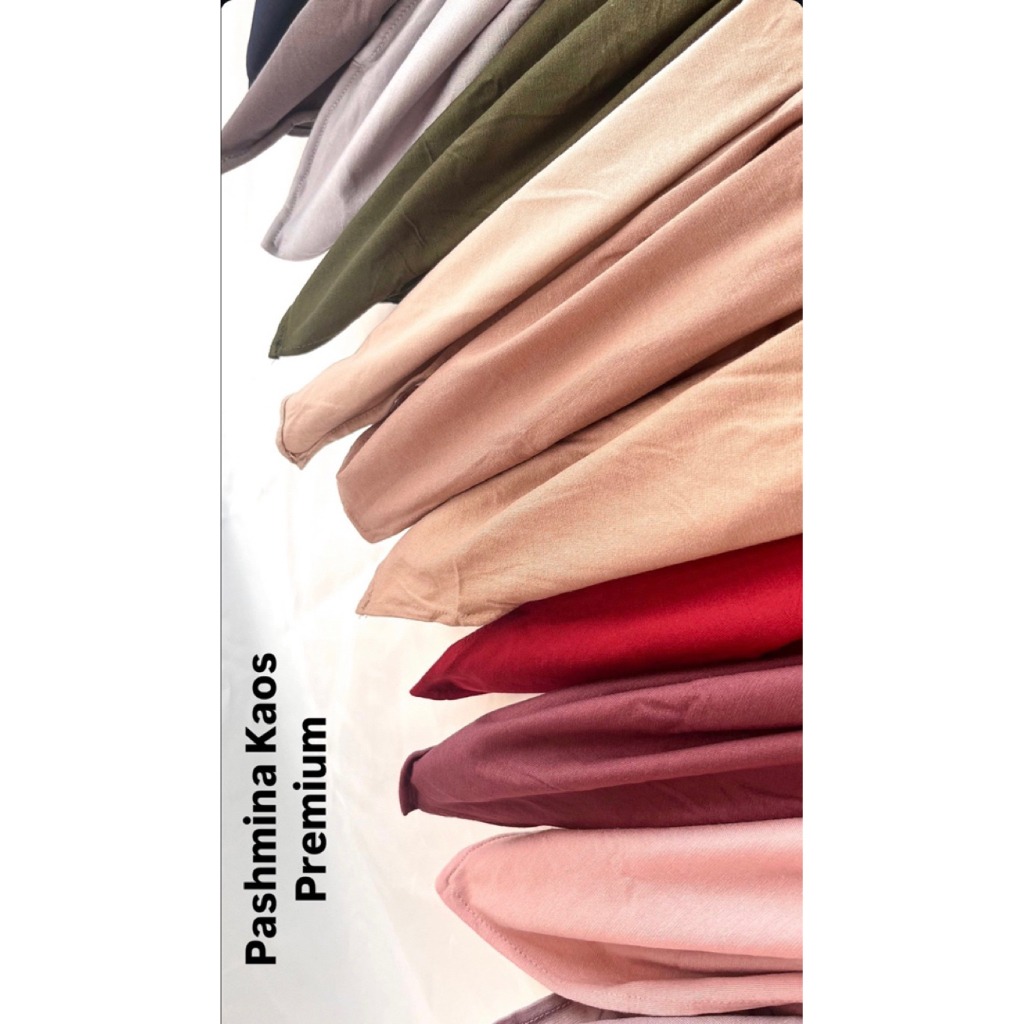 Pashmina kaos premium/ Rayon