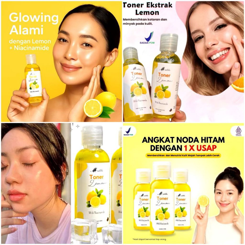 TONER GLOWING PELICIN EKSTRA LEMON 🍋