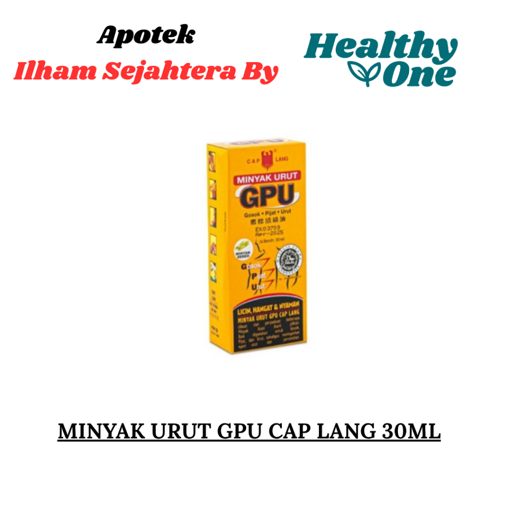 MINYAK URUT GPU CAP LANG 30ML