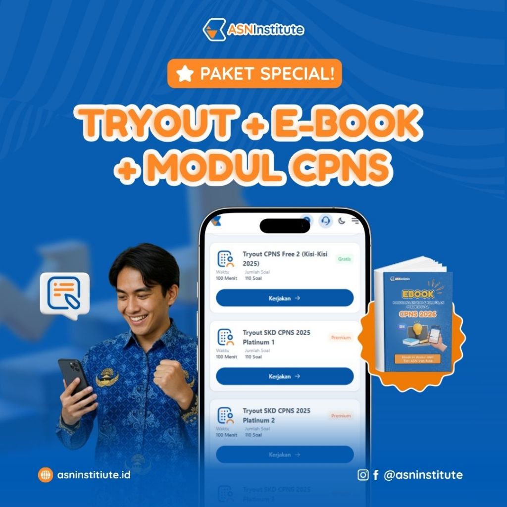 Tryout Online CPNS 2026 + Modul + E-book CPNS