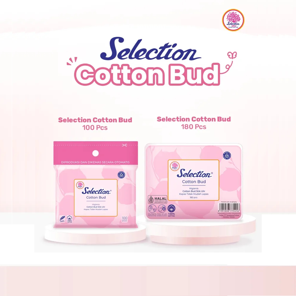 [themakeupguru] SELECTION Cotton Bud 100 pcs