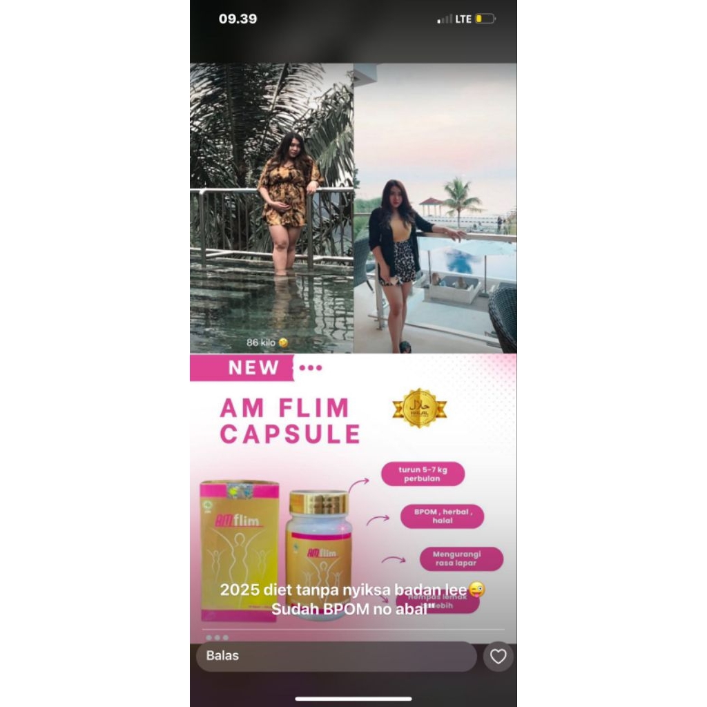 Obat diet herbal Amflim