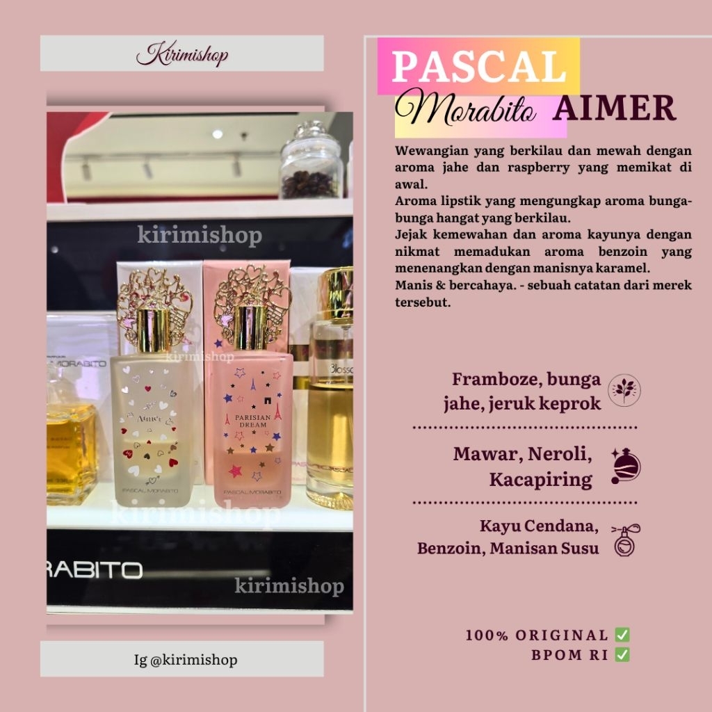 Pascal Morabito Aimer EDP 100 ml Parfum C&F ORIGINAL