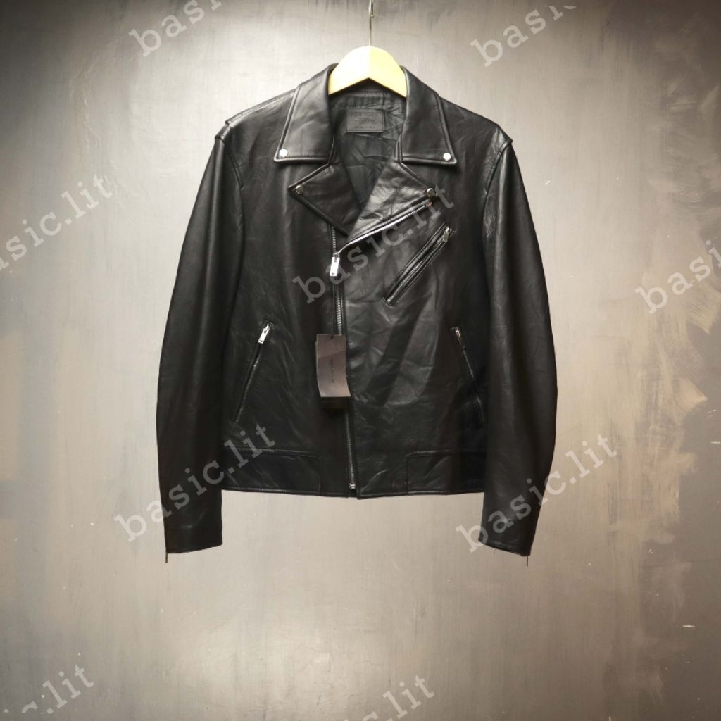 Jill stuart ramones biker leather jacket
