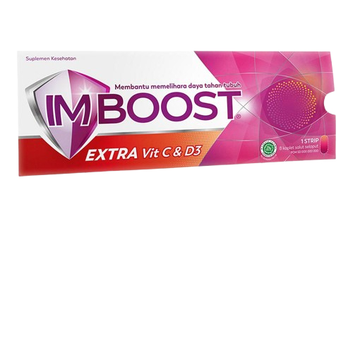 IMBOOST EXTRA VIT C & D3 (1 STRIP = 8 TABLET)