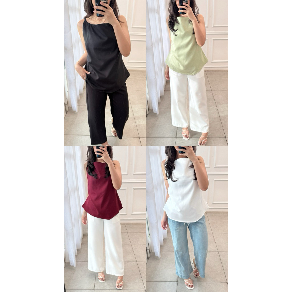 Lower sleeveless top A191101