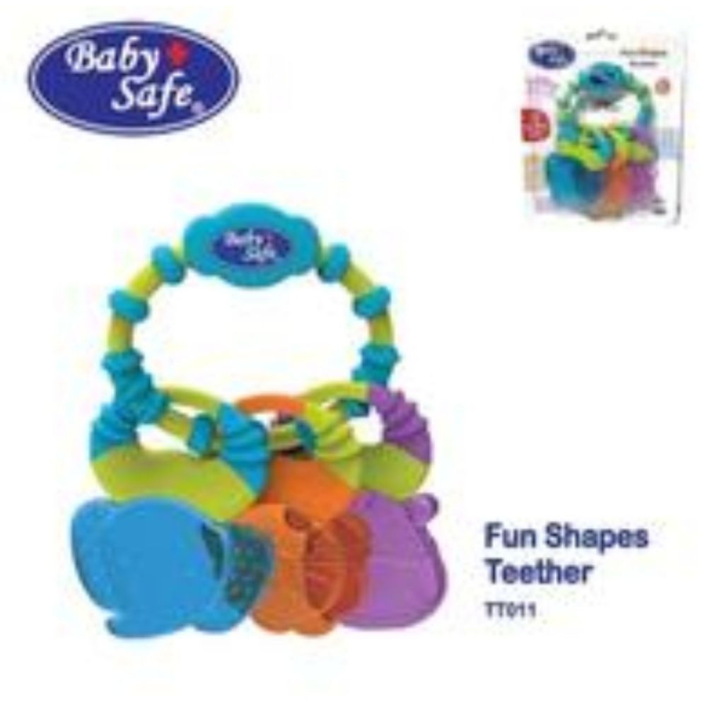 Baby Safe Teether Fun-Shapes 3+Month