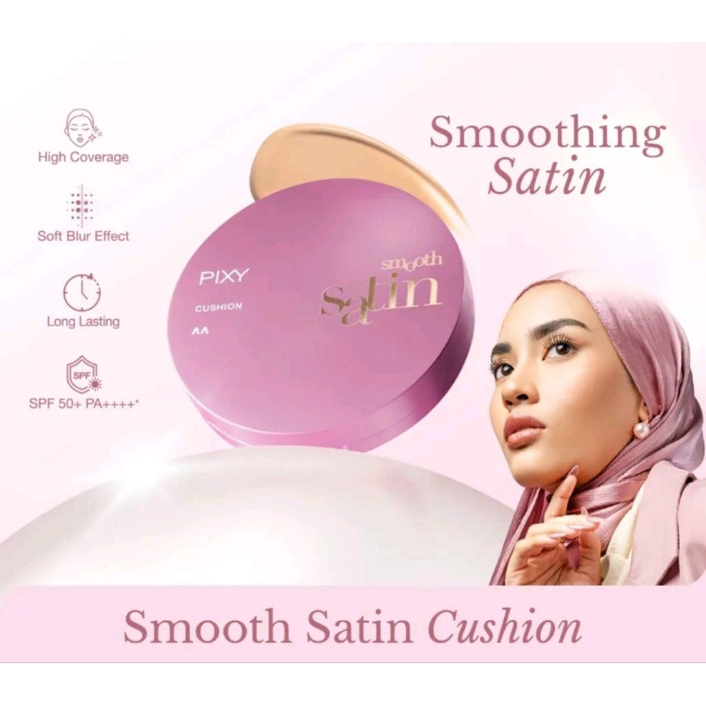 PIXY Smooth Satin Cushion