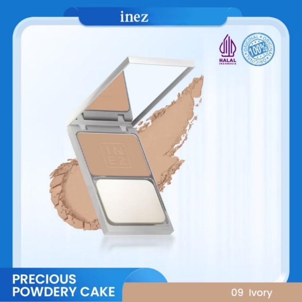 inez Precious Powdery Cake Extra Coverage MATTE Pressed Powder