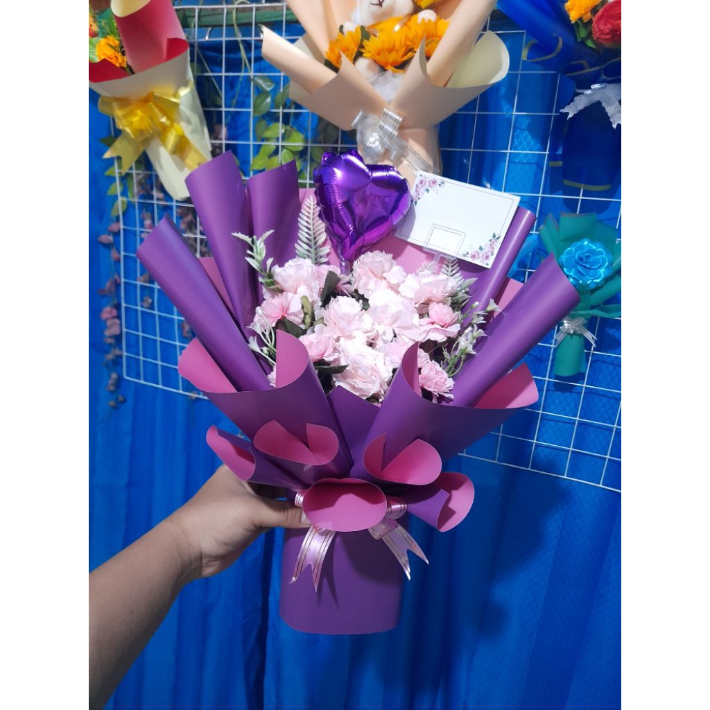 Buket Bunga Artificial (Plastik)