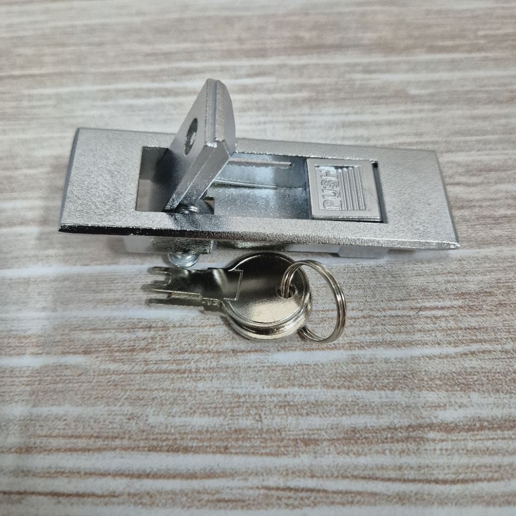 KUNCI PUSH PANEL KECIL MS603-3 PUSH LOCK/OPEN WITH KEY