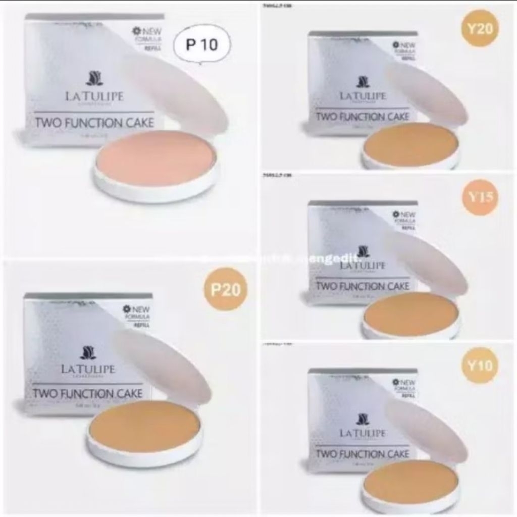 Latulipe / La Tulipe Two Function Cake Bedak Padat Refill 13gr