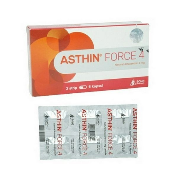 ASTHIN FORCE 4MG 1 STRIP 6 CAPSUL