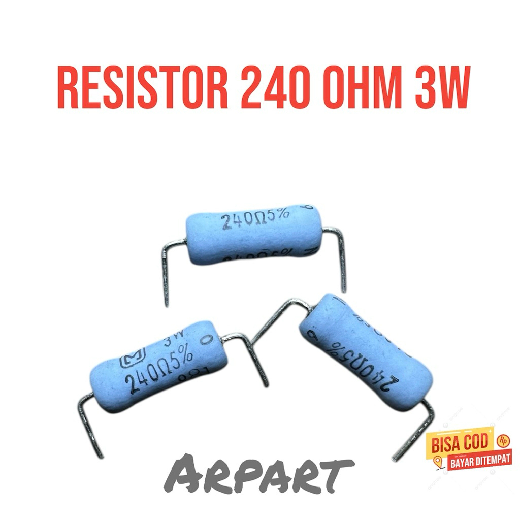 10pcs resistor 240ohm 3w