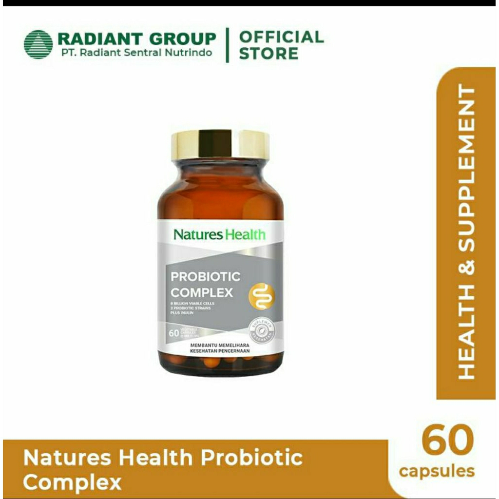 Natures Health Probiotic Complex - 60 Capsules