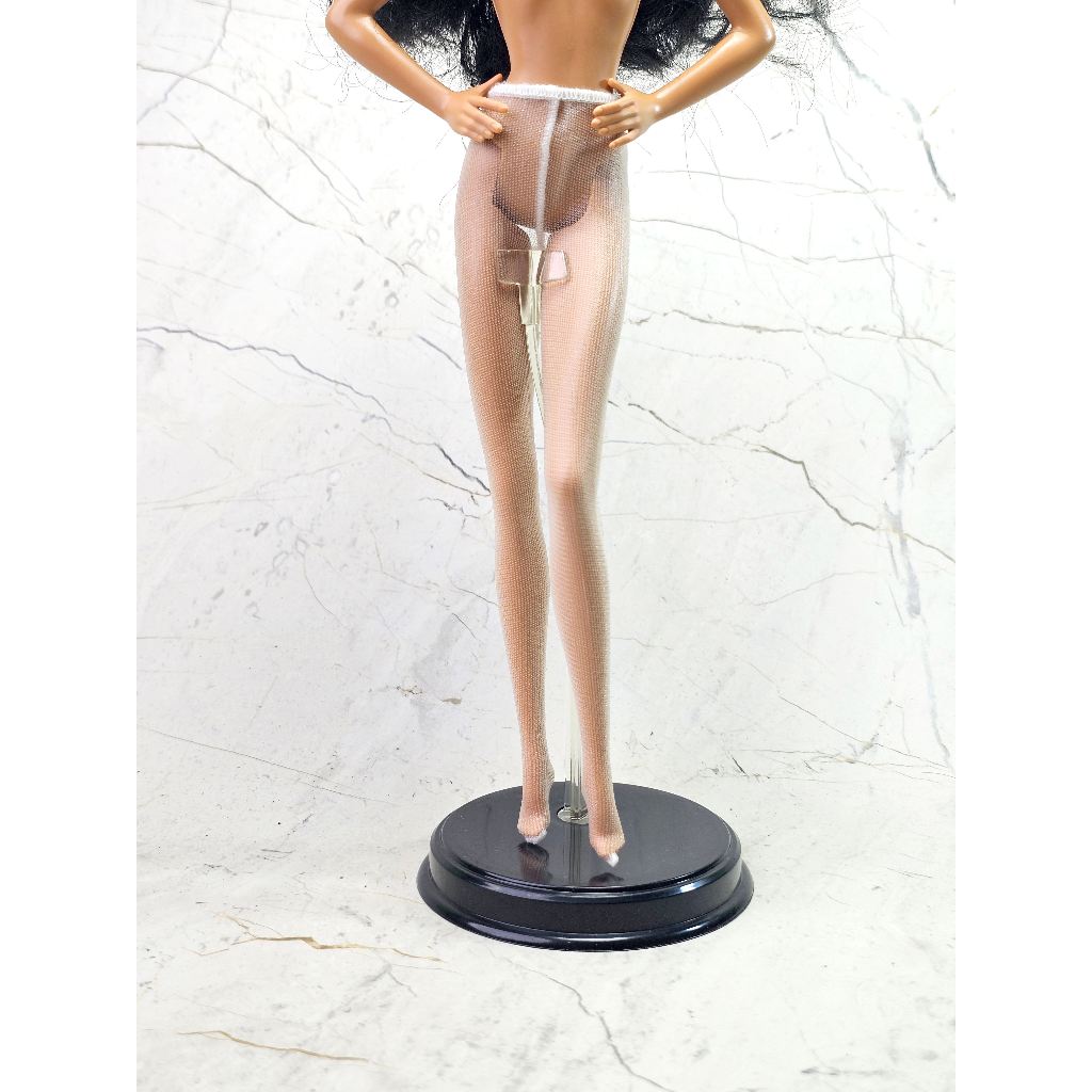 Outfit Stocking boneka Barbie White - Light Transparent