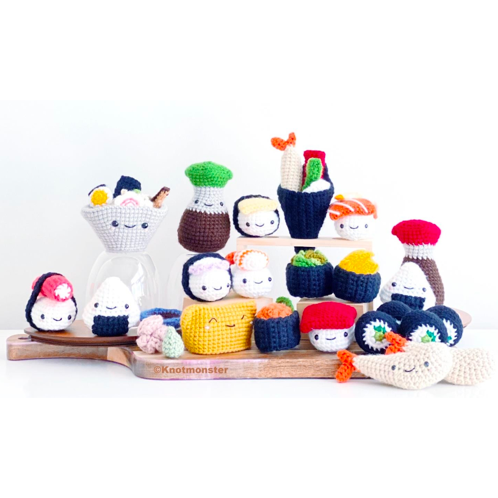 sushi {Pdf File Amigurumi/Crochet Pattern}