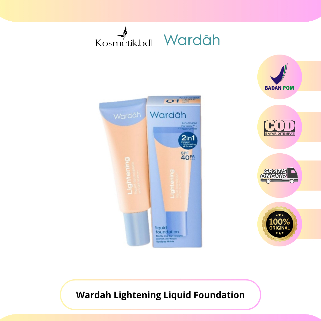 Wardah Lightening Liquid Foundation