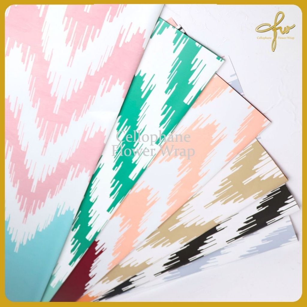 Kertas Buket Tribe Cellophane Flower Wrap