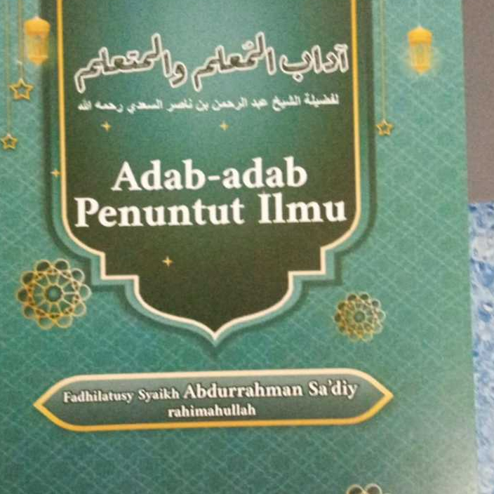 Adab-adab Penuntut Ilmu