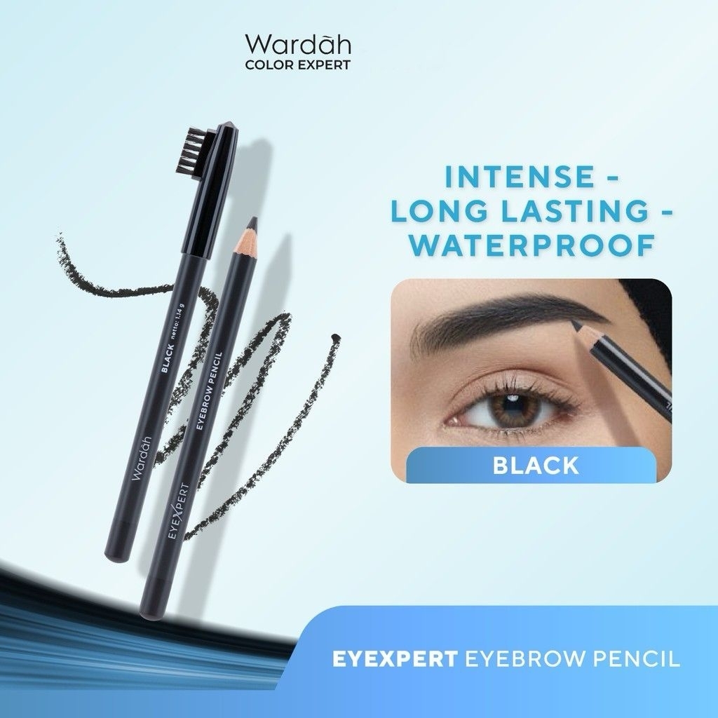 (BISA COD) Wardah Eyebrow Pencil hitam