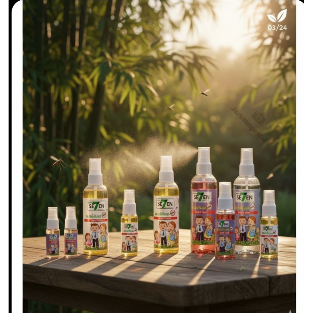 PHUTAWAN MOSQUITO SPRAY CITRONELLA NEW PACKAGING