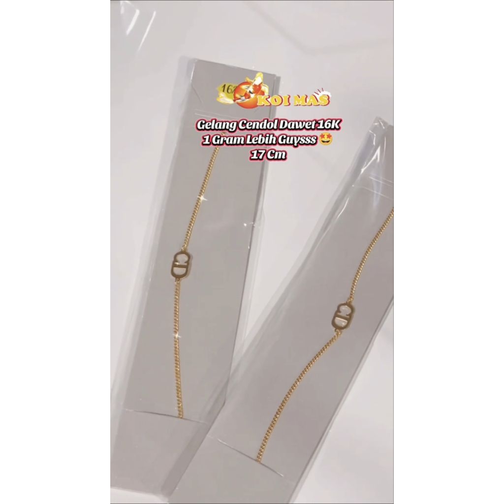GELANG EMAS CENDOL