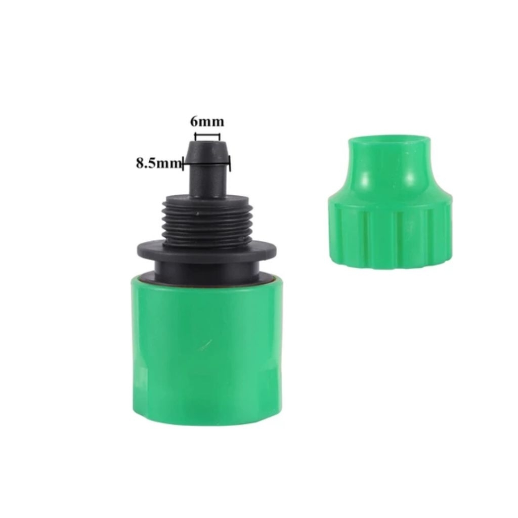 SOCKET KONEKTOR QUICK RELEASE 5/16 HIJAU