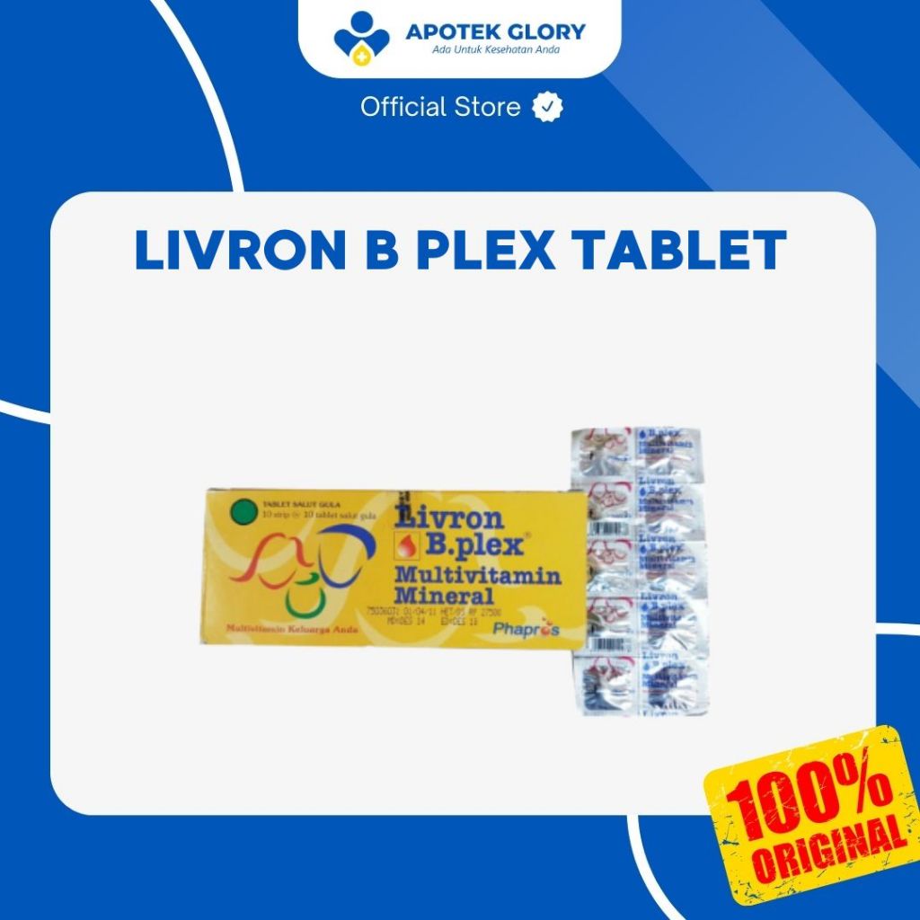 LIVRON B PLEX STRIP ISI 10 TABLET
