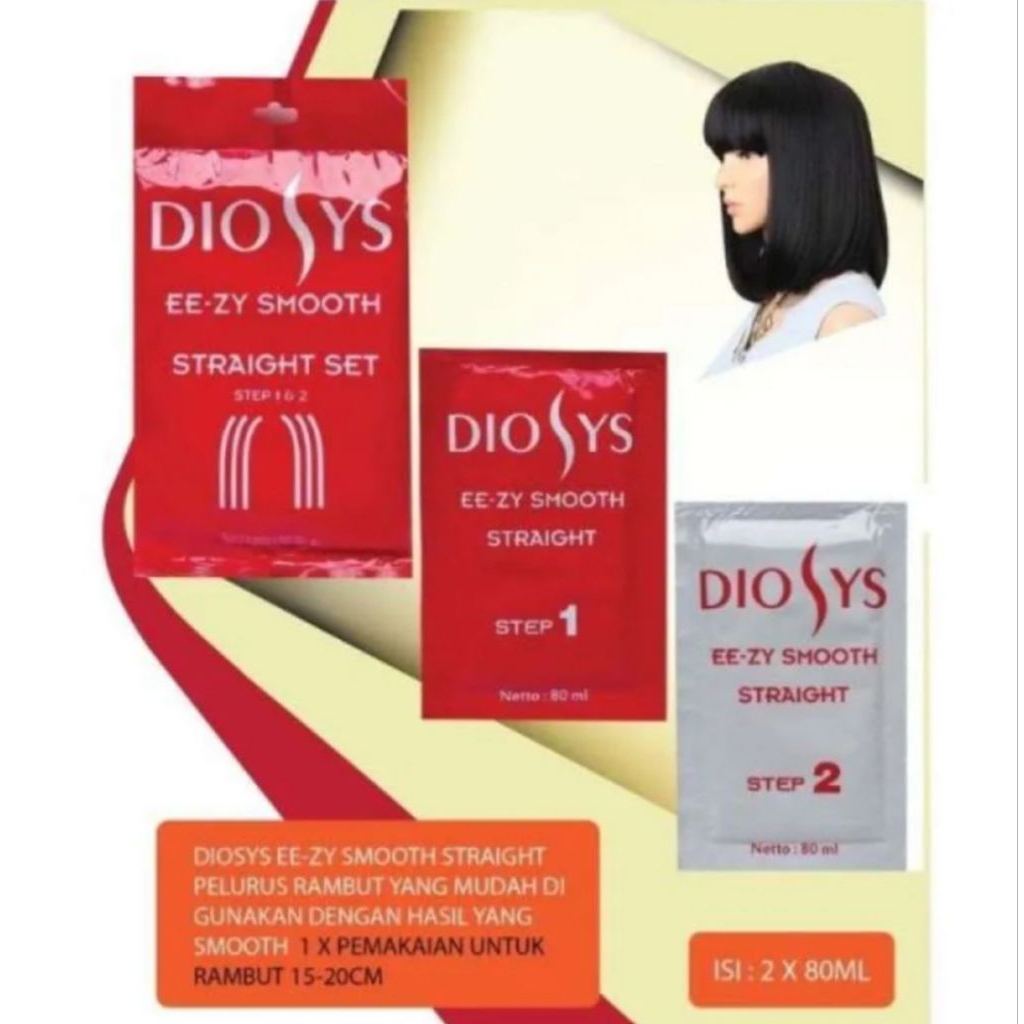 Diosys smooth straight pelurus rambut