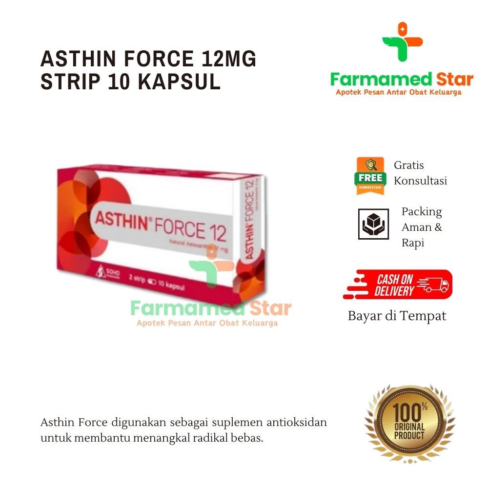 ASTHIN FORCE 12 Mg - Strip @ 10 Kapsul
