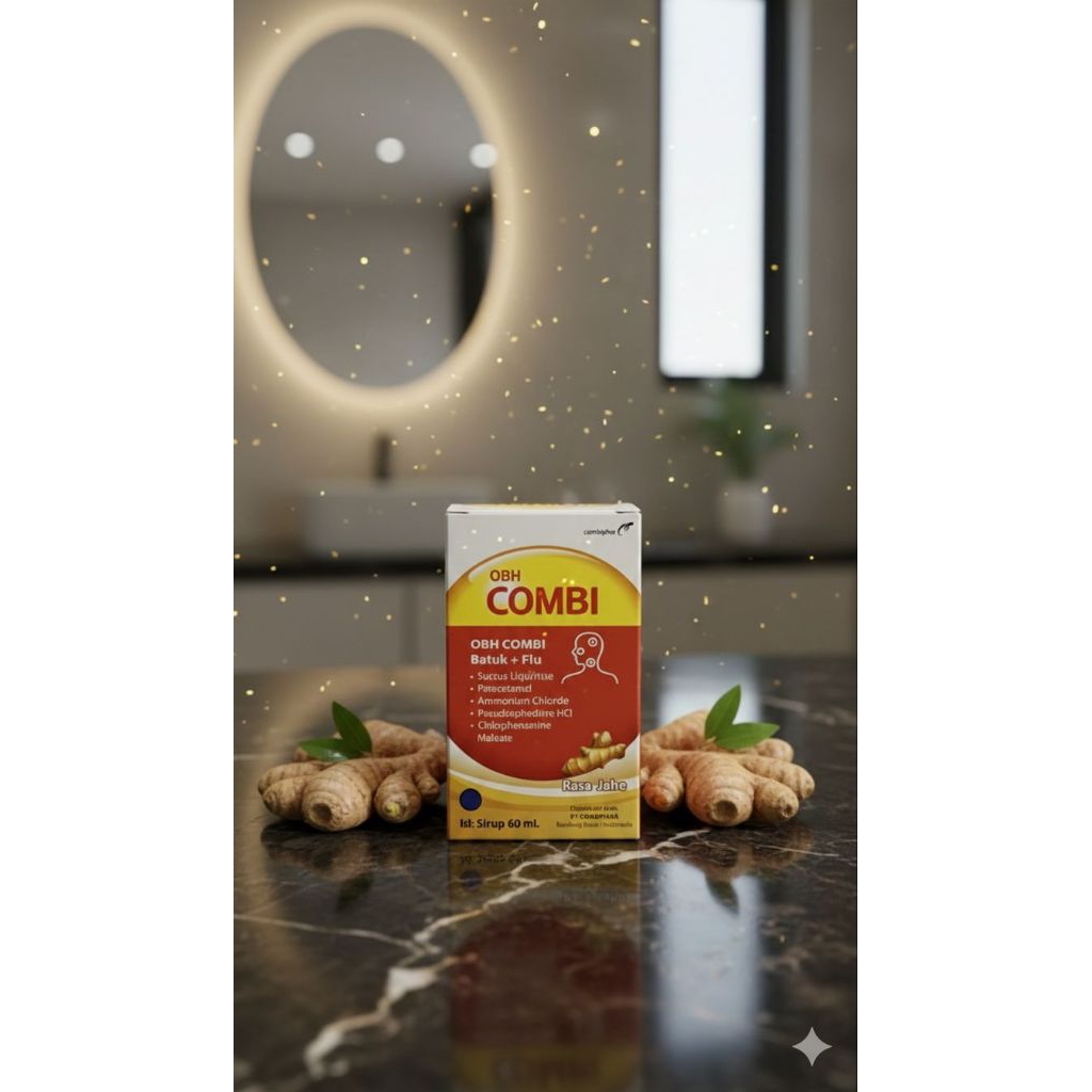 OBH Combi Batuk Flu Rasa Jahe 60 ml