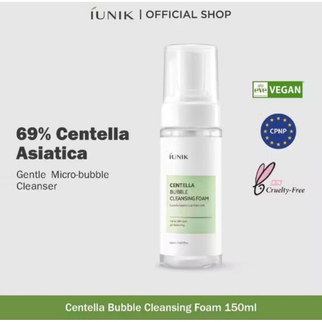 IUNIK CENTELLA BUBBLE CLEANSING FOAM