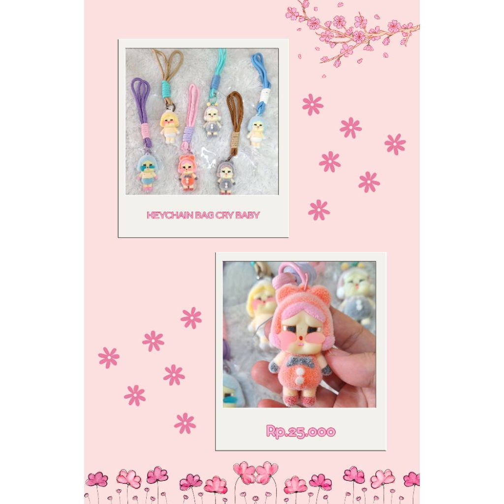 KEYCHAIN BONEKA CRY BABY
