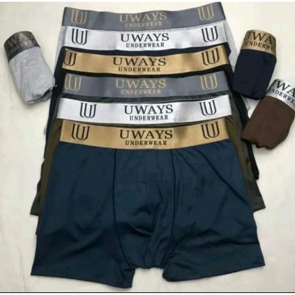 Celana dalam pria Uways Boxer 3pc