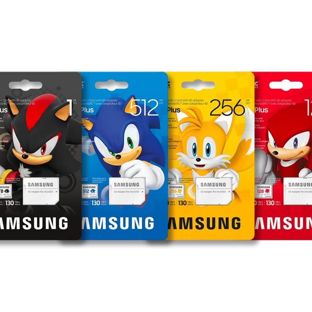 Micro SD SAMSUNG PRO Plus Sonic the Hedgehog™ + Adapter microSDXC