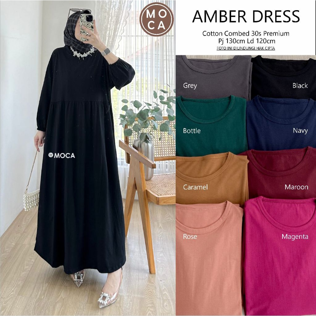 Amber dres midi