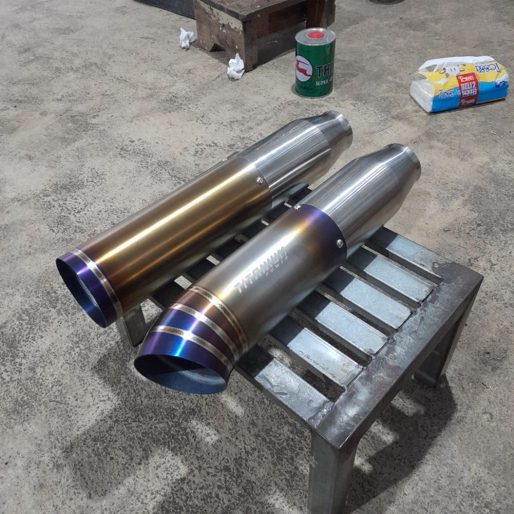 Tailpip diesel titanium